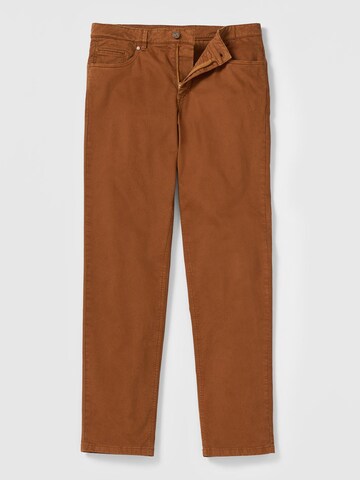Hiltl Regular Jeans 'Dude - Casual Gabardine'‌ in Braun: Vorderseite