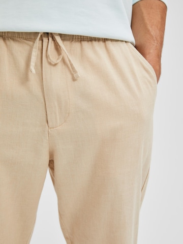 SELECTED HOMME Regular Broek 'Newton' in Beige