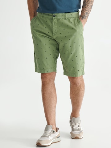 TATUUM Normalny krój Spodnie 'JOE' w kolorze zielony: przód