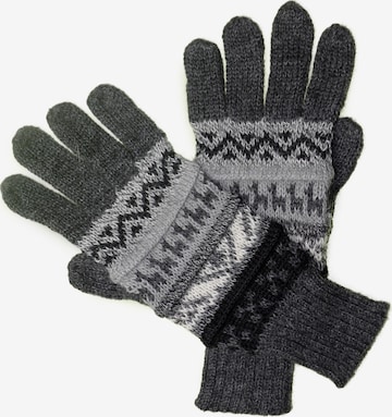 Posh Gear Vingerhandschoenen 'Guantilissi' in Grijs: voorkant