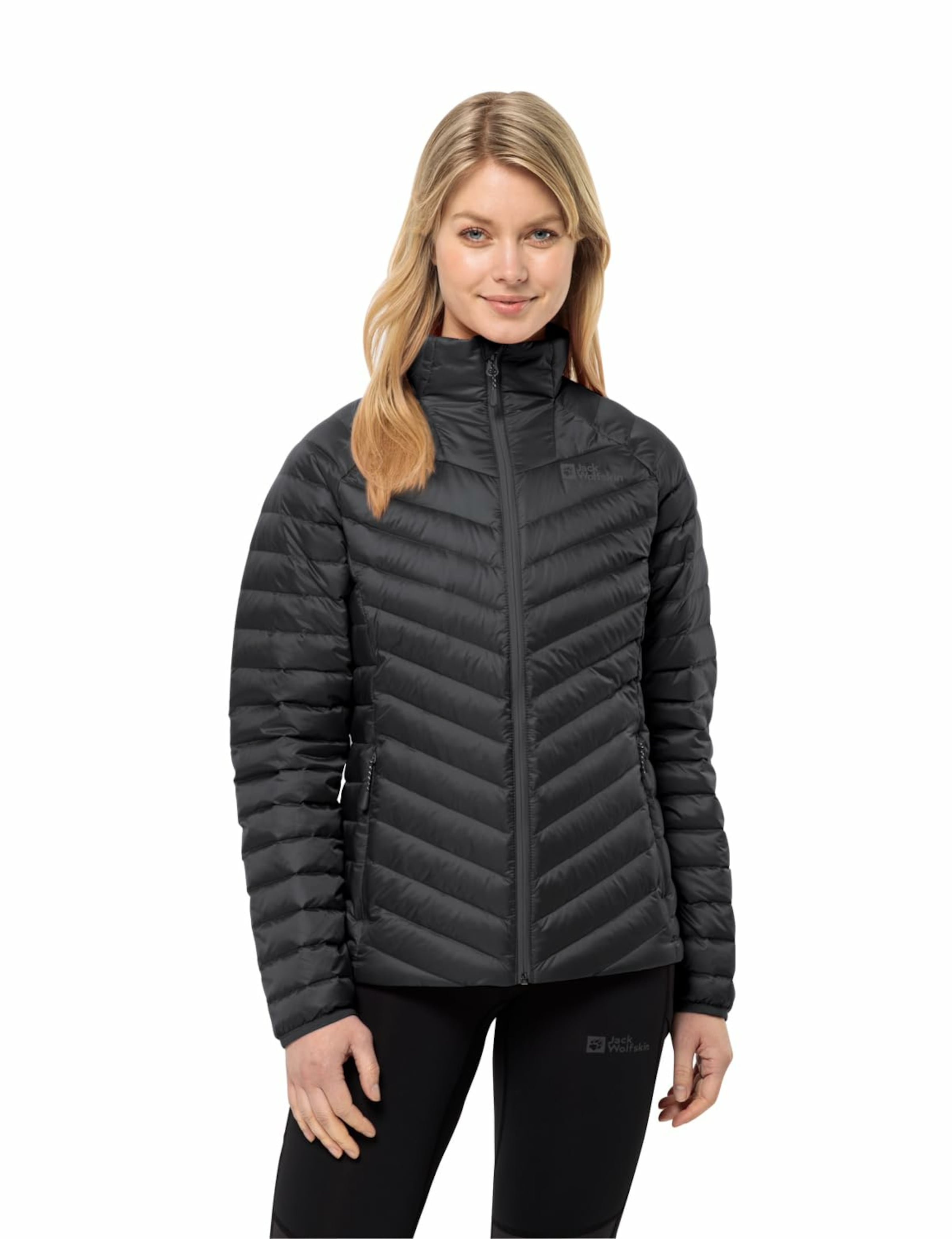JACK WOLFSKIN Winterjas in Zwart: voorkant