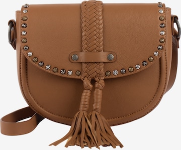 DreiMaster Vintage Crossbody Bag 'Incus' in Brown: front