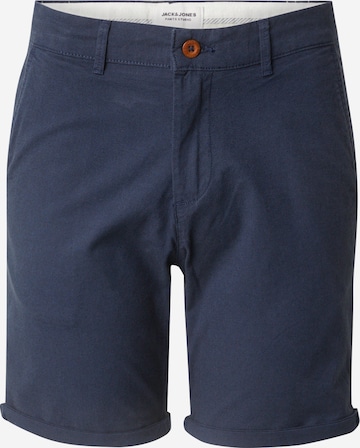 JACK & JONES Chinobyxa 'JPSTMARCO ERIK' i blå: framsida
