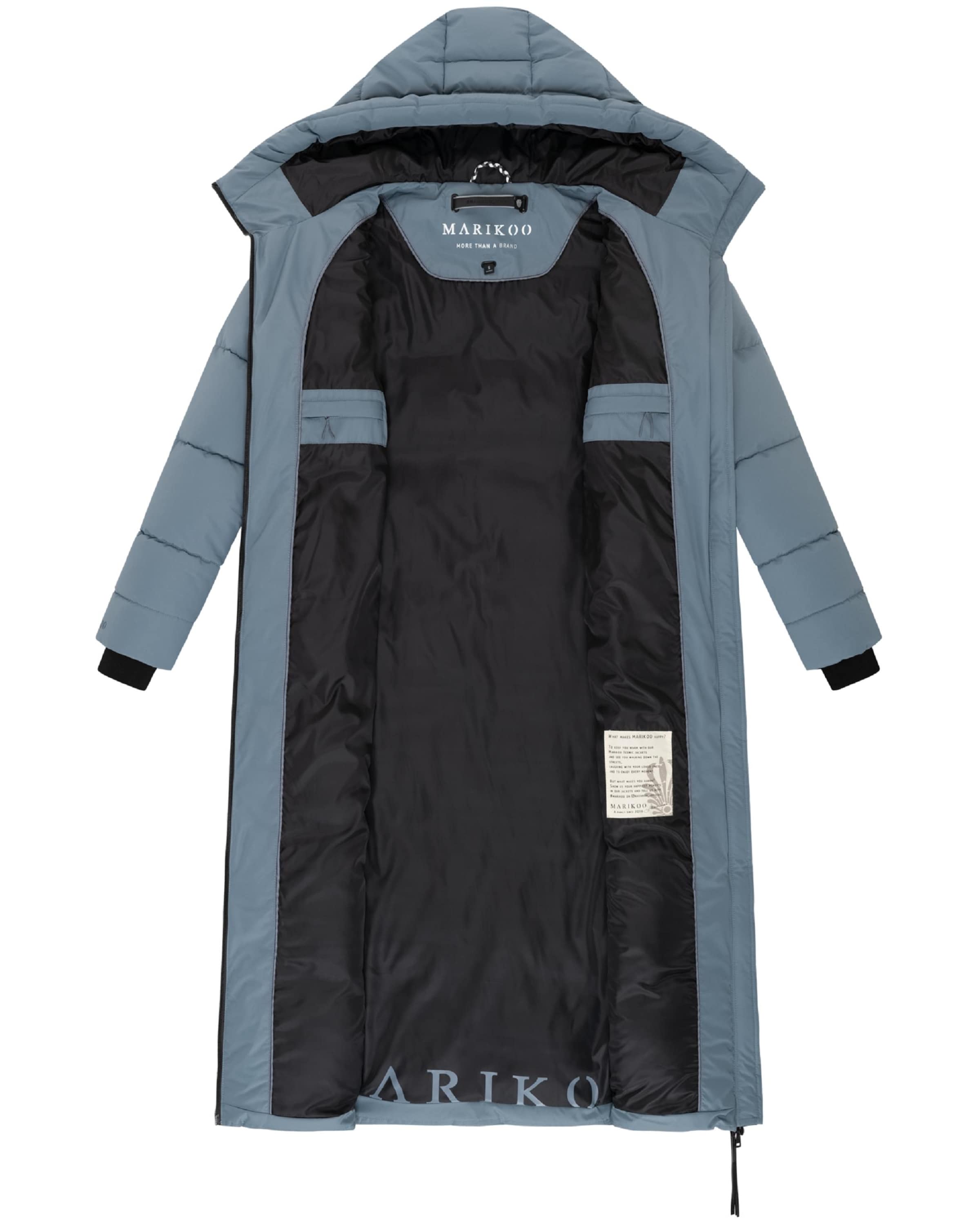 MARIKOO Vinterkappa 'Firella XVI' i blå