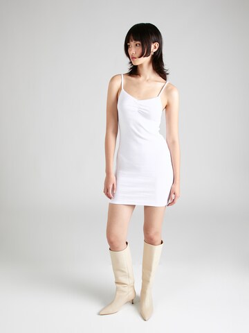 Cotton On Φόρεμα 'Pointelle' σε λευκό: μπροστά