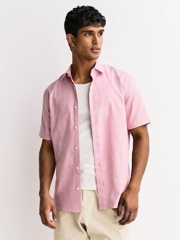 Coupe regular Chemise Next en bleu : devant