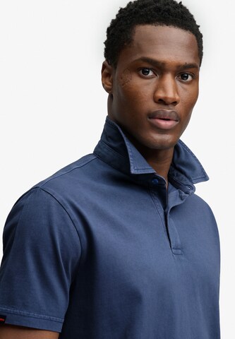 Superdry & Co Super Slim Fit Shirt 'Essential' in Blue