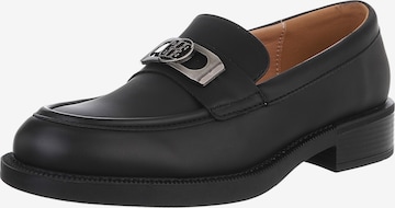 Ital-Design Slipper in Schwarz: Vorderseite