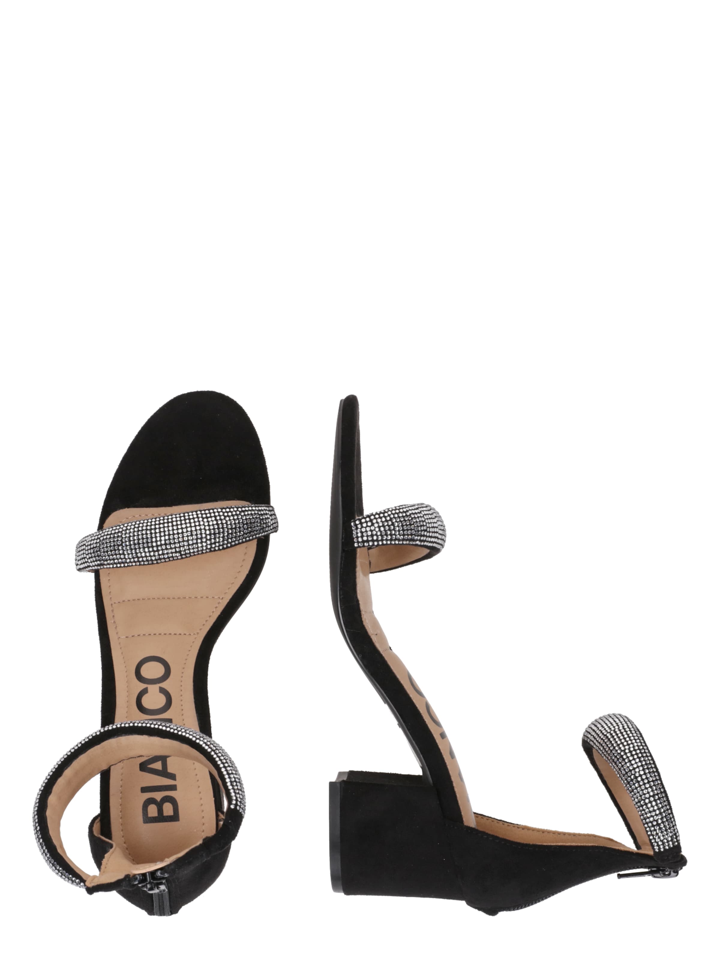 Bianco Páskové sandály 'BIALISBON' – černá