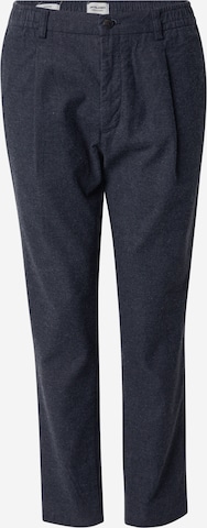 mėlyna JACK & JONES Siaurėjantis Klostuotos kelnės 'JPSTAce Ceaser': priekis