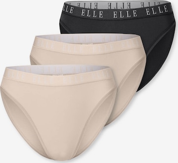 ELLE Slip ' High Leg - ELLE LOGO ' in Gemengde kleuren: voorkant