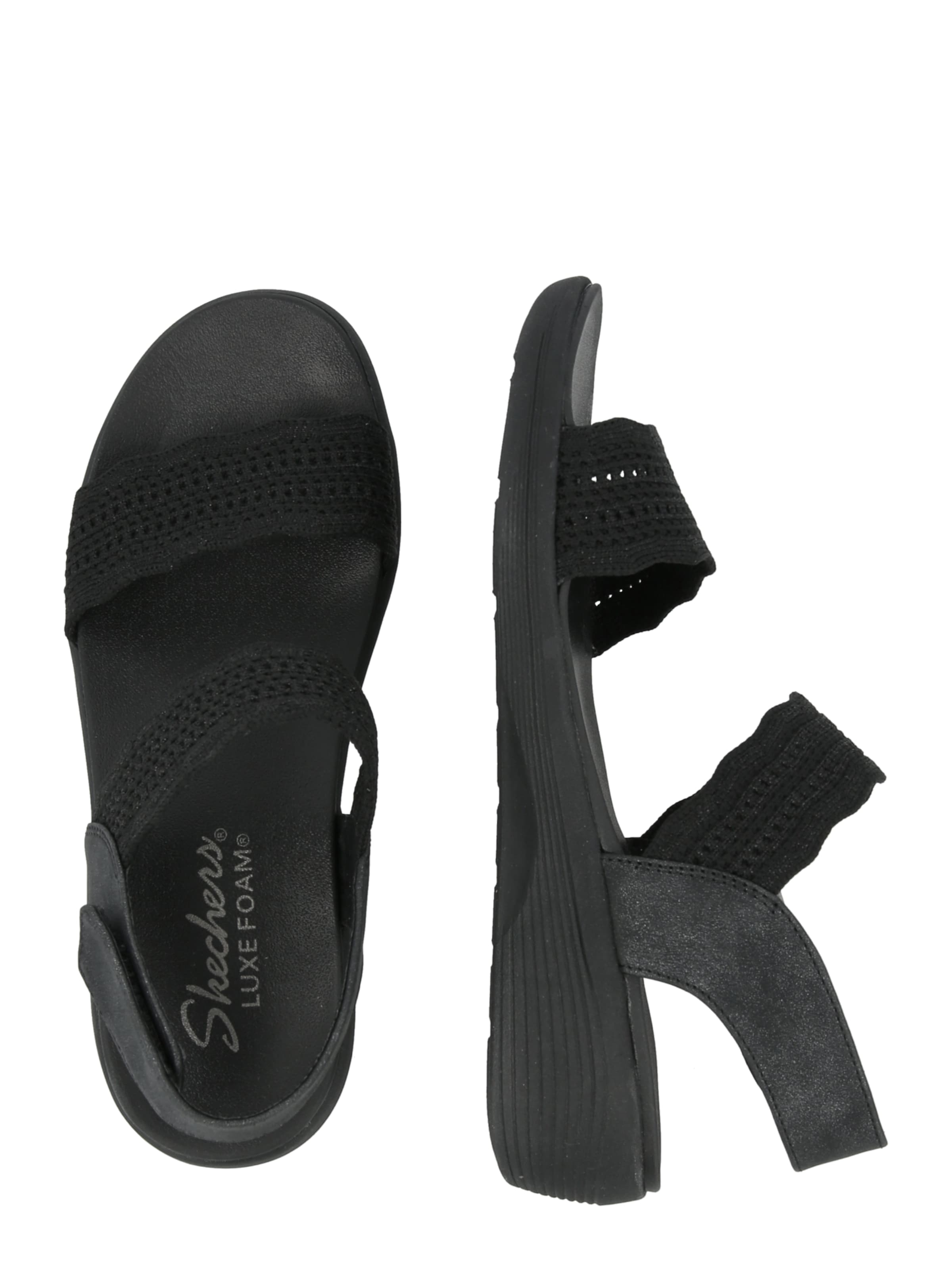 SKECHERS Sandaal 'ARYA' in Zwart