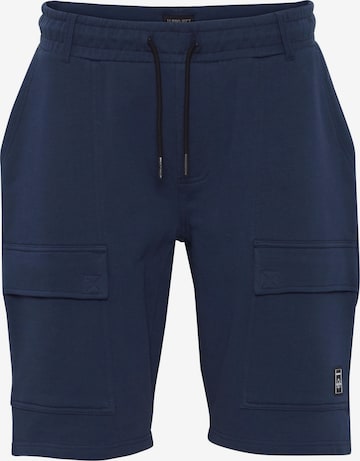 11 Project Regular Broek 'Karlsen' in Blauw: voorkant