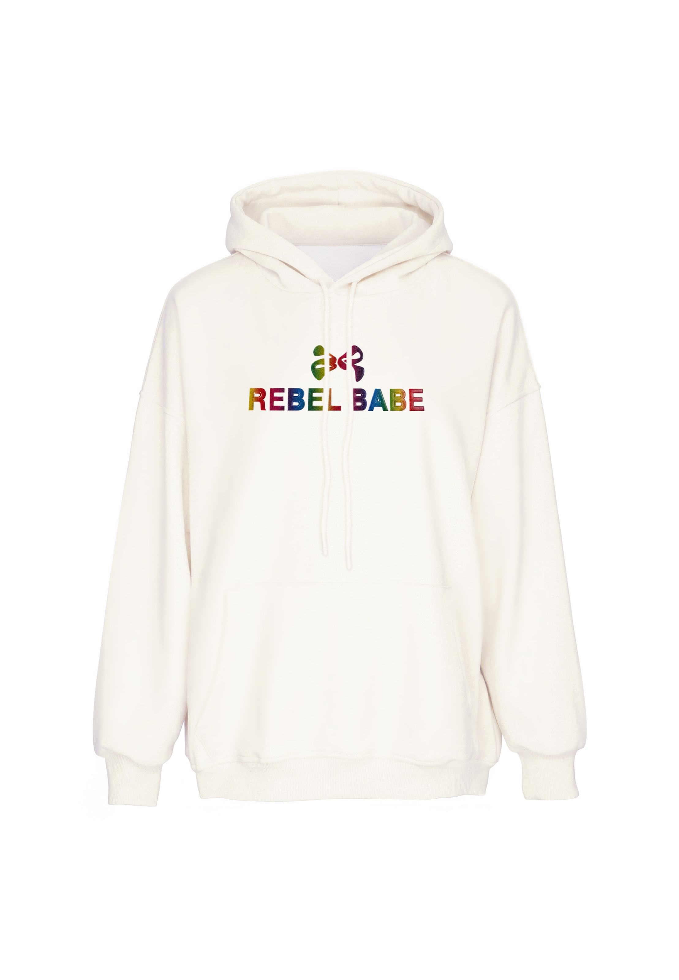 Sweat-shirt MYMO en blanc : devant