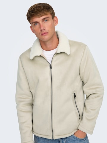 Veste mi-saison 'ONSROYCE' Only & Sons en gris