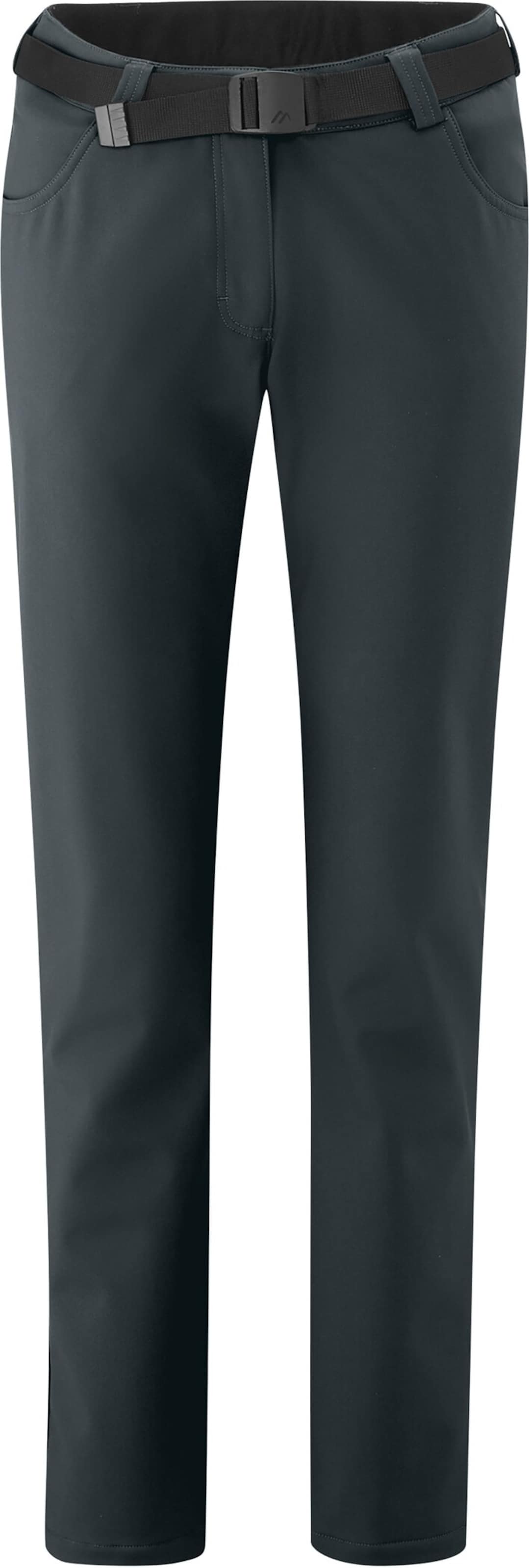 Maier Sports Regular Outdoorhose in Grau: Vorderseite