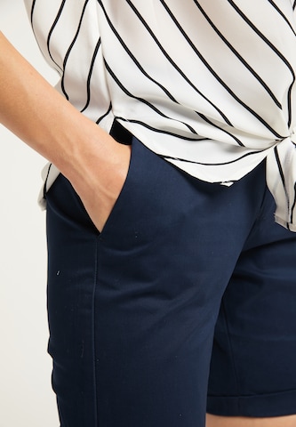 DreiMaster Maritim - Slimfit Pantalón chino en azul