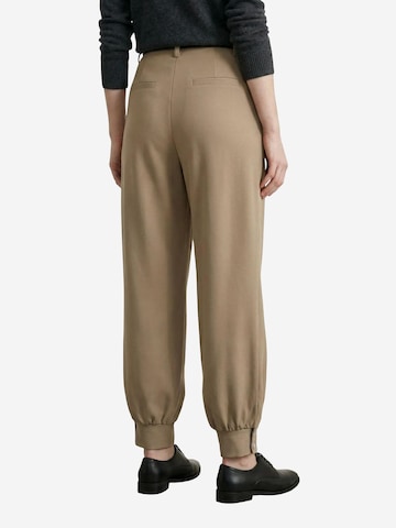 Barrel Pantalon à plis My fashion en marron
