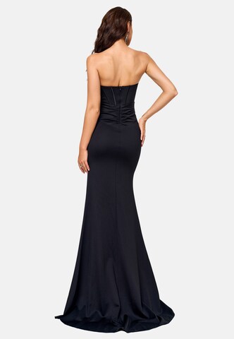 Moda Minx Evening dress 'Daisy Long Slit Dress' in Black