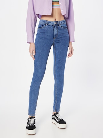 Coupe slim Jean NEW LOOK en bleu : devant