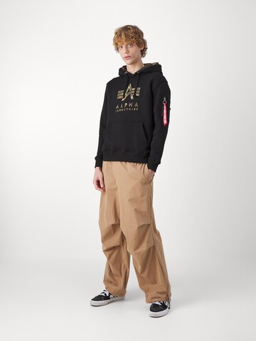 Sweat-shirt ALPHA INDUSTRIES en noir