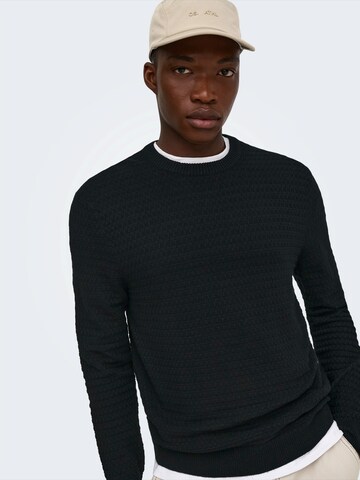 Only & Sons - Jersey 'ONSLoui' en negro
