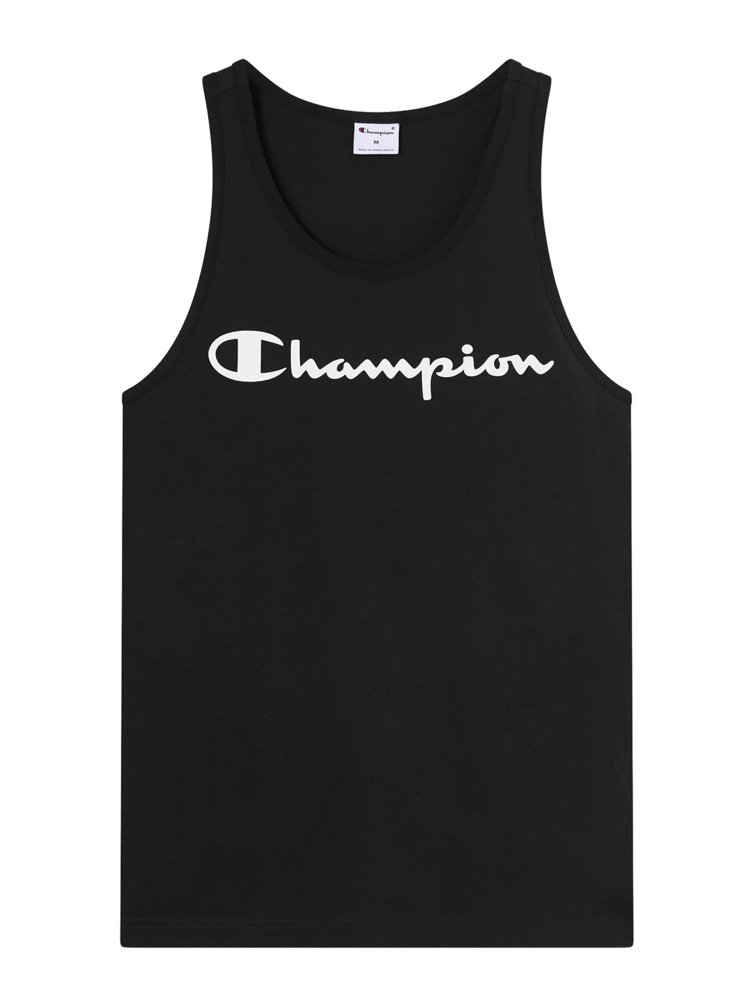Champion Authentic Athletic Apparel Футболка в Черный: спереди