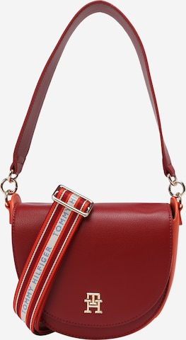 Borsa a spalla di TOMMY HILFIGER in rosso: frontale