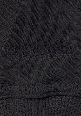 LASCANA Sweatshirt in Black