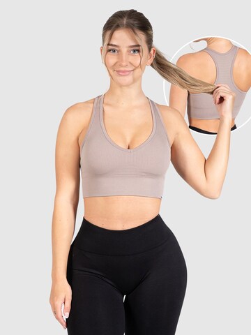 Bustier Haut de sport Smilodox en gris