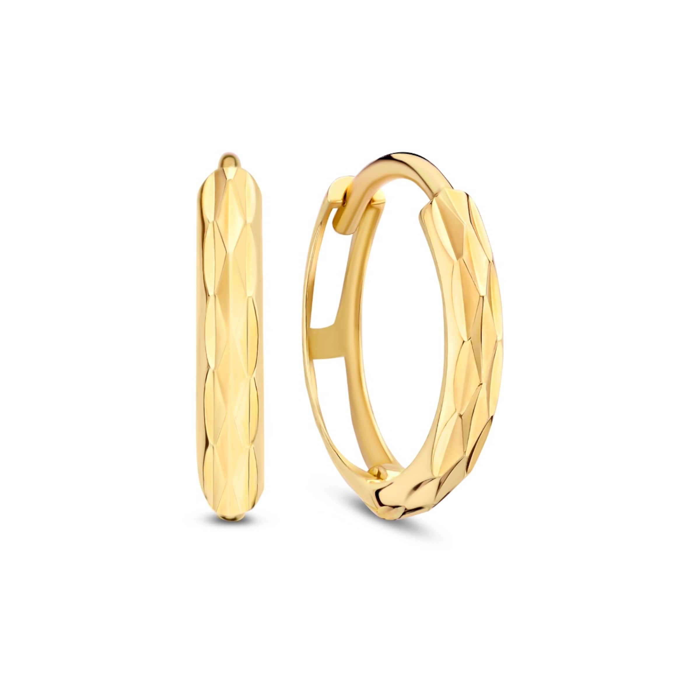 Beloro Jewels Ohrringe in Gold: Vorderseite