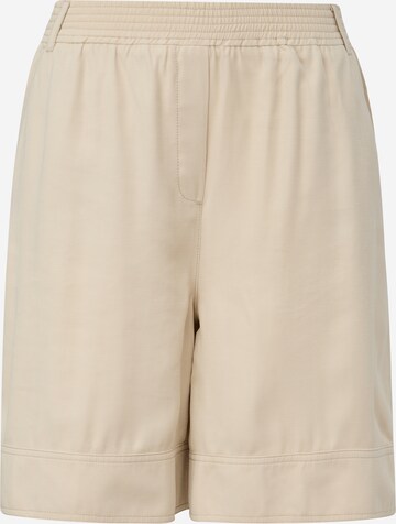 comma casual identity Loosefit Broek in Beige: voorkant