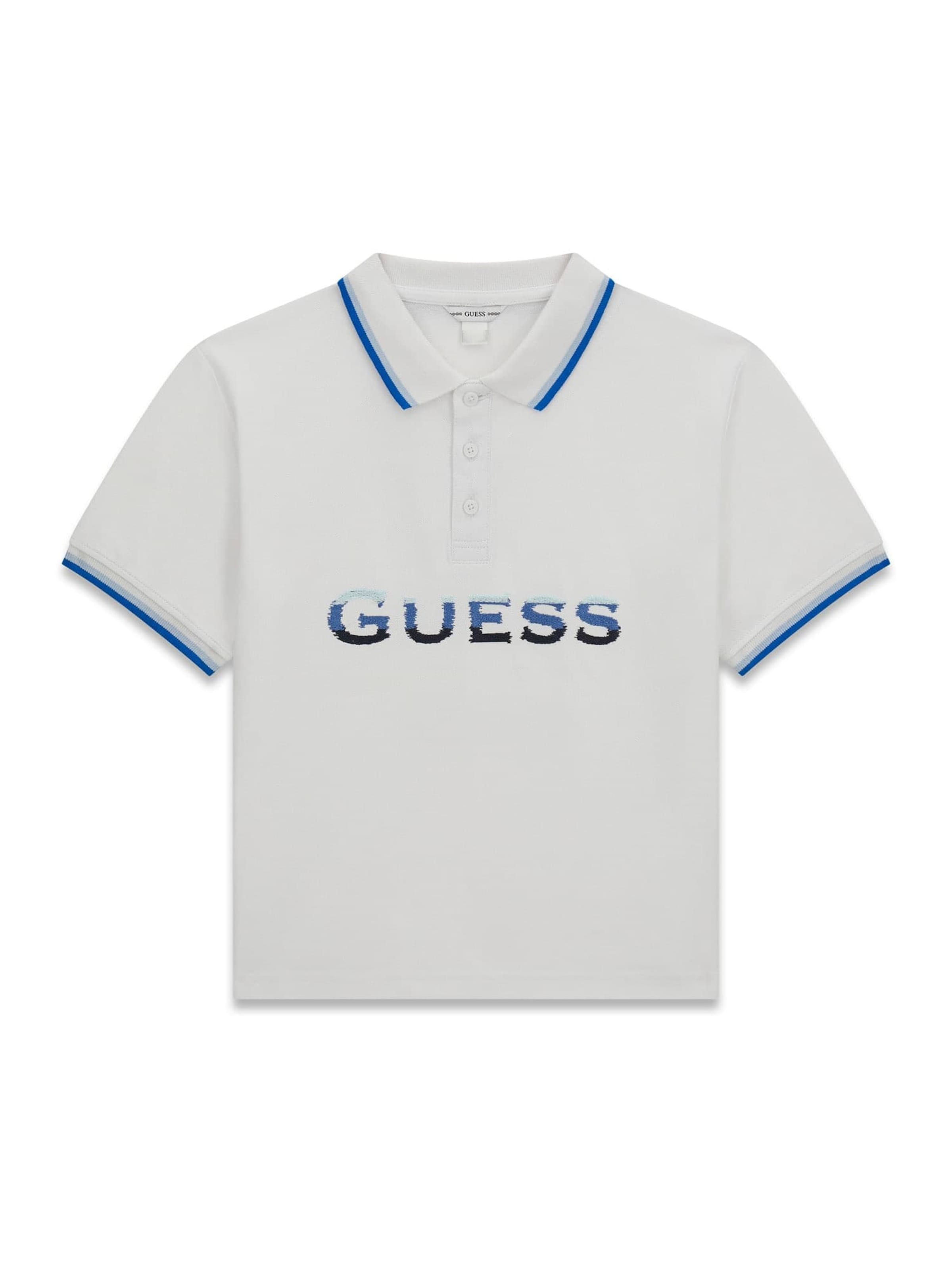 GUESS Shirt in Navy / Royal blue / Light blue / White, Item view