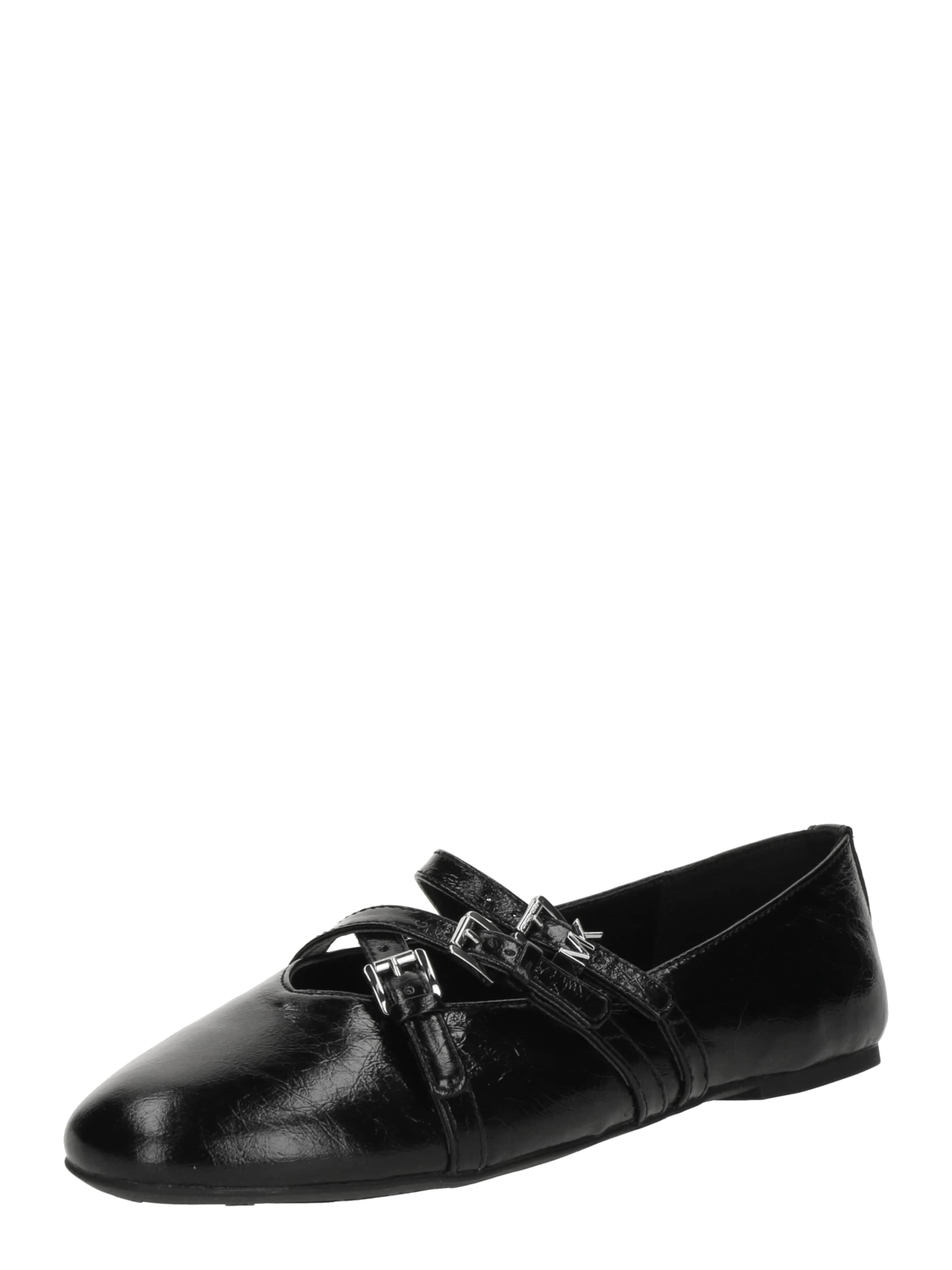 MICHAEL Michael Kors Balerinka z rzemykiem 'INDY FLEX' w kolorze czarny: przód