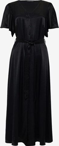 Threadbare Shirt Dress 'Salad' in Black: front