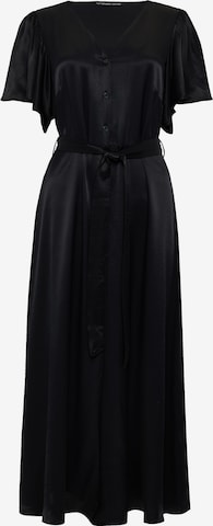 Robe-chemise 'Salad' Threadbare en noir : devant