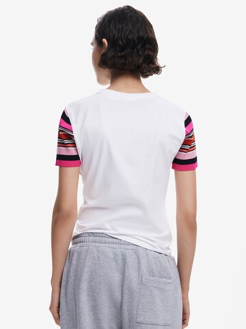 Desigual Тениска в бяло