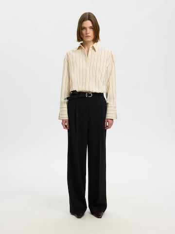 SELECTED - Blusa 'SLWDANNIE' en beige