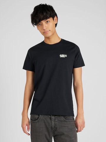 T-Shirt 'CHASE' Pepe Jeans en noir : devant