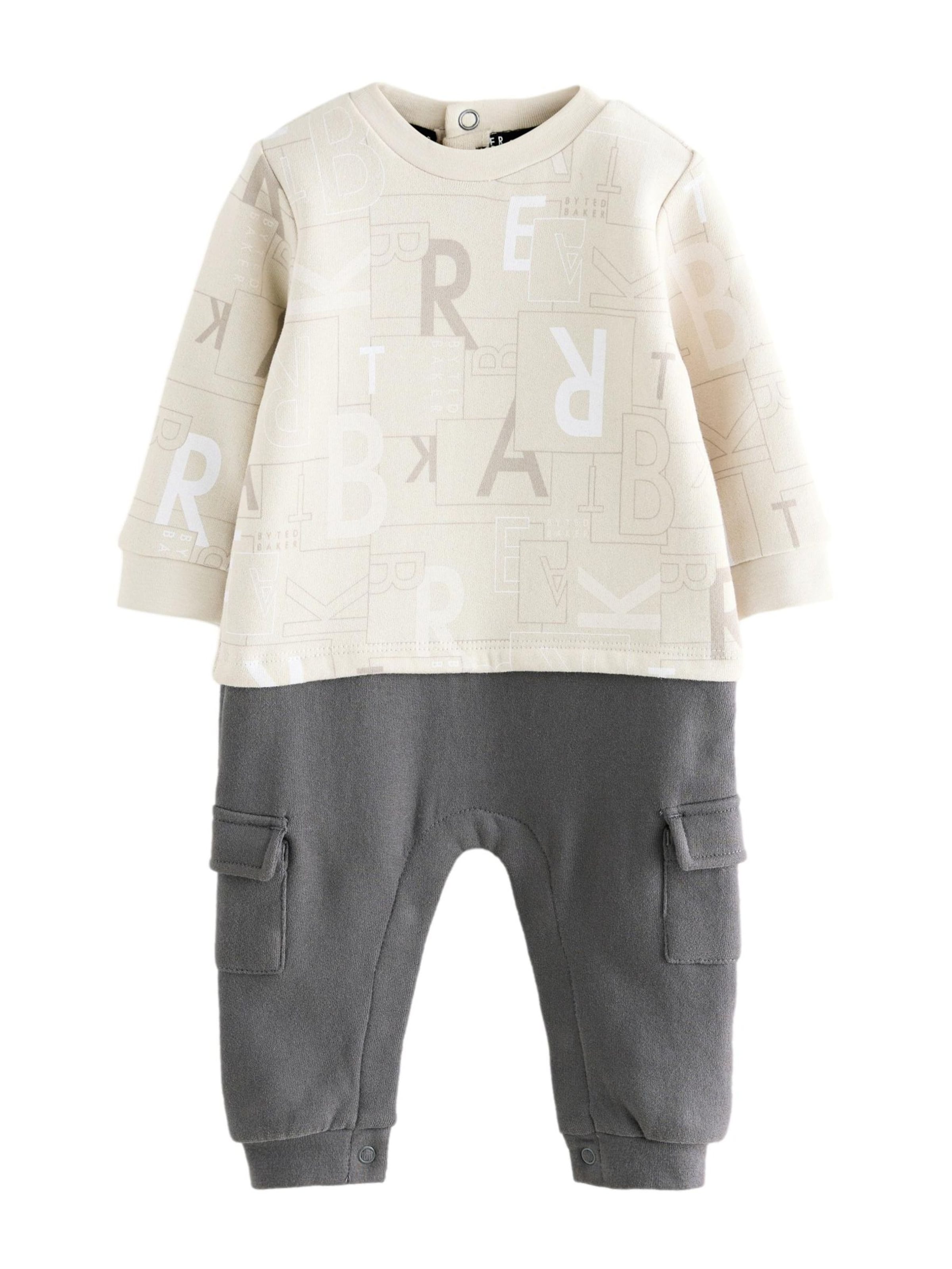 Baker by Ted Baker Overall σε γκρι: μπροστά