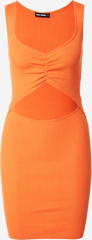 Tally Weijl Πλεκτό φόρεμα σε πορτοκαλί: μπροστά