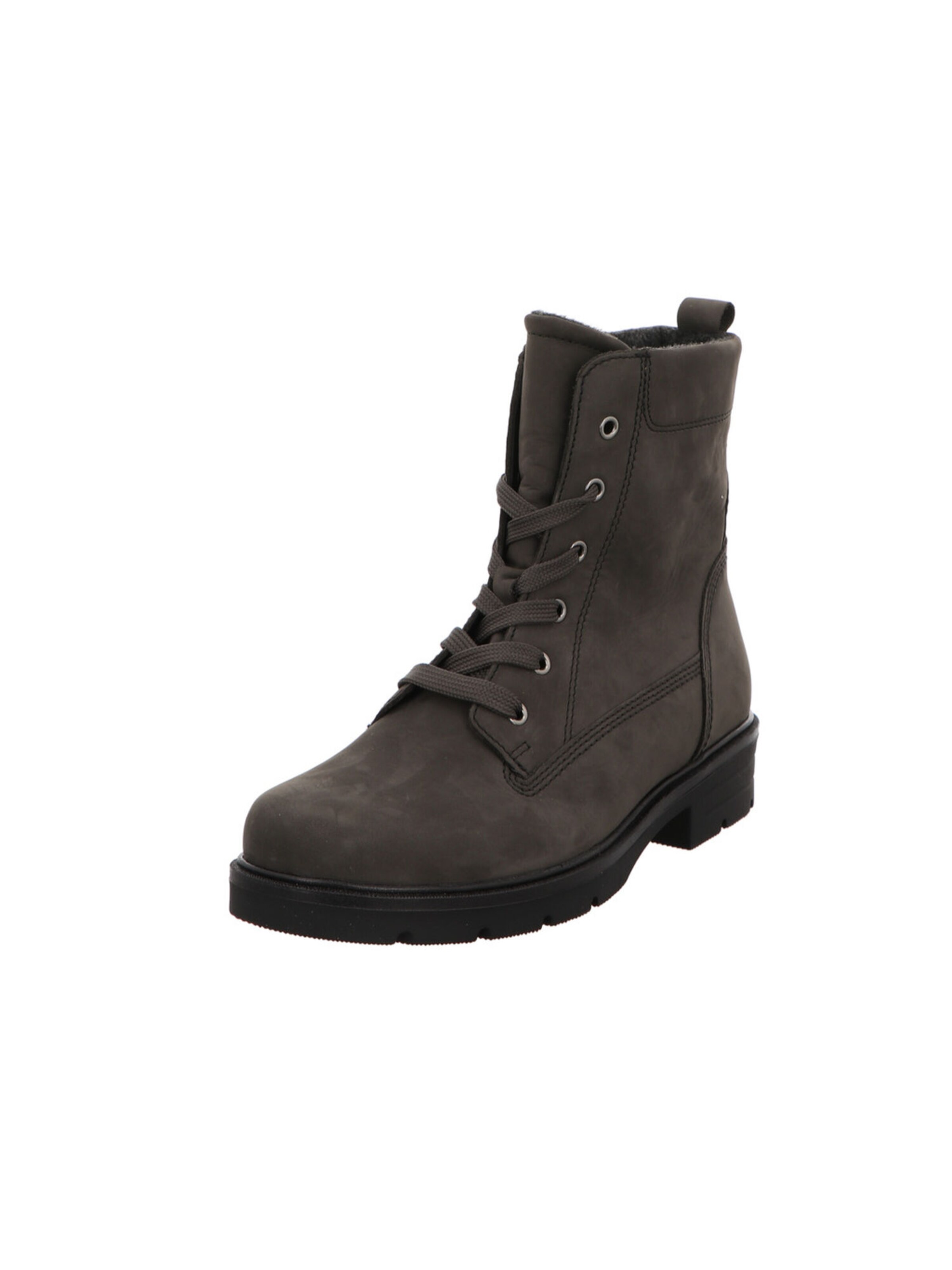 GABOR Schnürstiefelette in Grau: Vorderseite