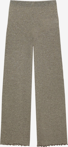 Pull&Bear Zvonové kalhoty Kalhoty – béžová: přední strana