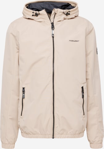 Ragwear Performance Jacket 'OLSSEN' in Beige: front