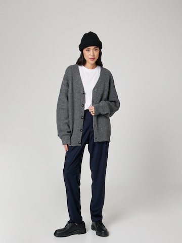 ABOUT YOU x Alvaro Soler Knit Cardigan 'Jamie' in Grey