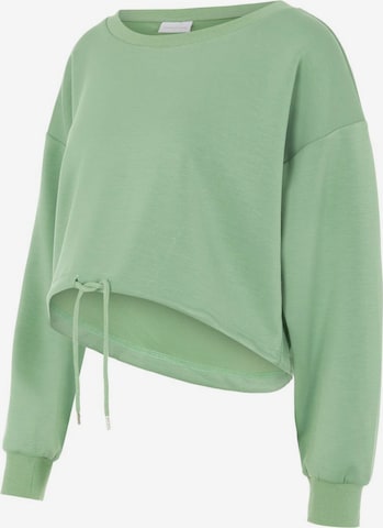 MAMALICIOUS - Sweatshirt 'Ray' em verde: frente