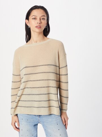 Pull-over 'MADIA' Max Mara Leisure en beige : devant