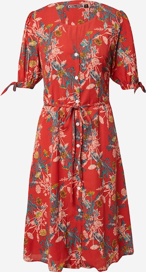 FREEMAN T. PORTER Vestido camisero 'Rease Blooming' en turquesa / amarillo / rojo / blanco, Vista del producto