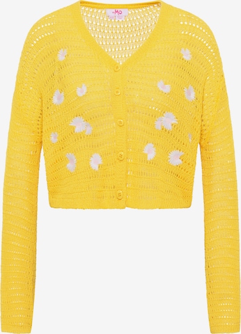 MYMO Knit Cardigan in Yellow: front