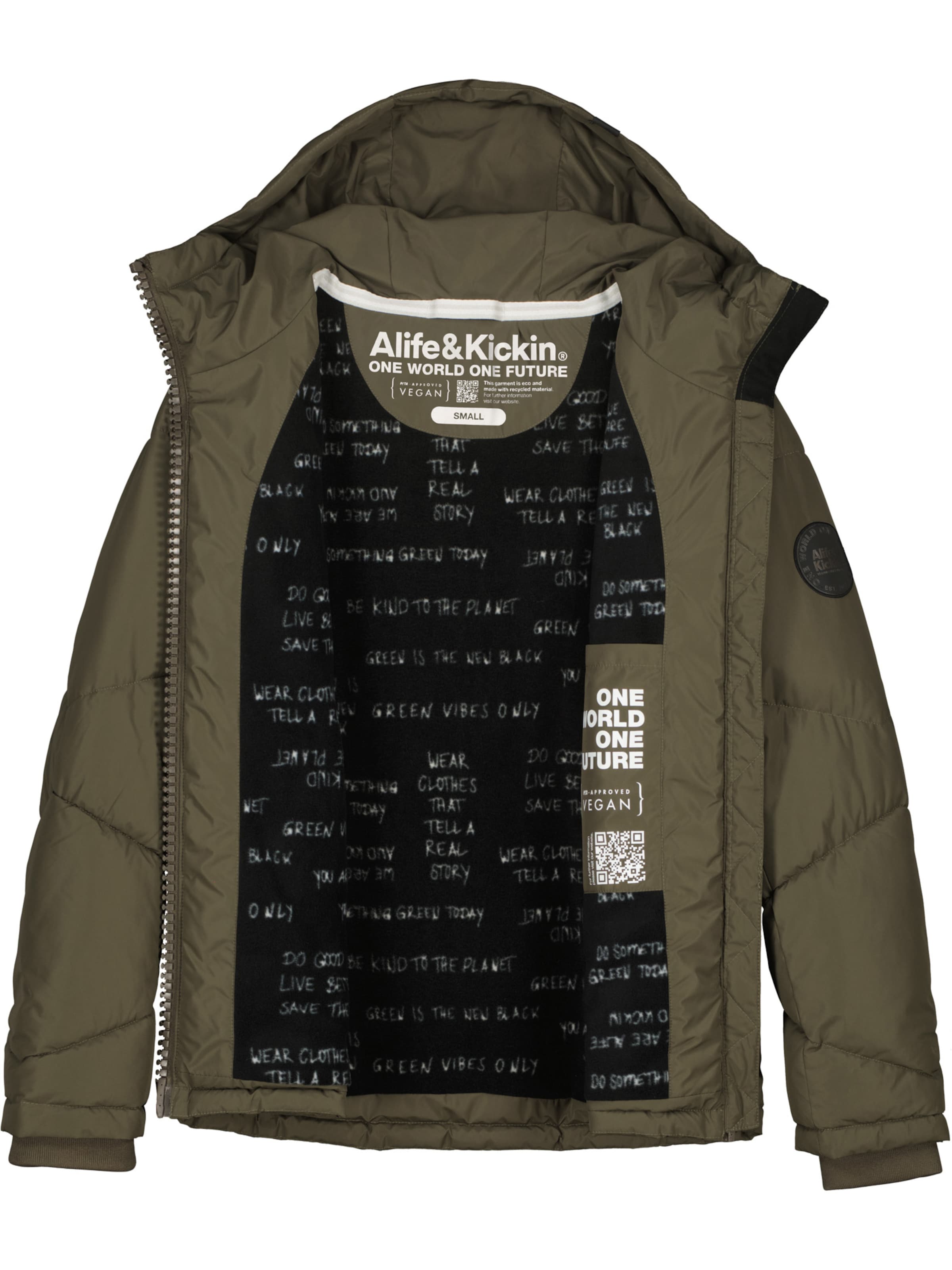 alife & kickin Winter Jacket 'KasandraAK' in Grey